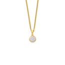 9ct-Diamond-Round-Patterned-Pendant-TDW10ct Sale