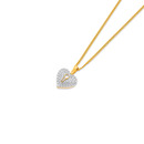 9ct-Diamond-Padlock-Heart-Pendant-TDW30ct Sale