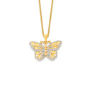 9ct-Diamond-Butterfly-Pendant Sale