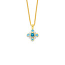 9ct-London-Blue-Topaz-and-Diamond-Rubover-Pendant Sale
