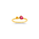 Eliza-9ct-Rhodolite-Garnet-Citrine-Ring Sale