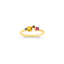Eliza-9ct-Multi-Gemstone-Ring-with-Black-Diamond Sale