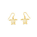 9ct-Gold-Filigree-Turtle-Hook-Drop-Earrings Sale