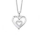 Sterling-Silver-CZ-Heart-Pendant Sale
