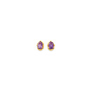 9ct-Amethyst-Studs Sale