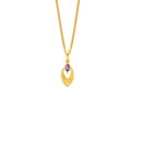 9ct-Amethyst-Sunray-Drop-Pendant Sale