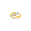 9ct-Gold-Diamond-Open-Swirl-Dress-Ring Sale