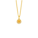 9ct-Citrine-Celtic-Design-Pendant Sale