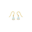 9ct-Created-Opal-Diamond-Hook-Earrings Sale