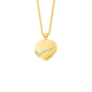 9ct-Diamond-Puff-Heart-Locket Sale