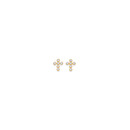 9ct-Gold-CZ-Cross-Stud-Earrings Sale