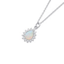 Sterling-Silver-Created-Opal-CZ-Pendant-with-Chain Sale
