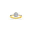 9ct-Diamond-Round-Cluster-Ring Sale