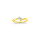 9ct-Diamond-Illusion-Set-Split-Shoulder-Ring Sale