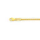 9ct-19cm-Double-Curb-Bracelet Sale
