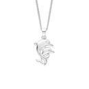 Sterling-Silver-Double-Dolphins-Pendant Sale