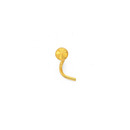 9ct-3mm-Diamond-cut-Dome-Nose-Stud Sale
