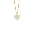 9ct-Pave-Heart-Diamond-Pendant Sale