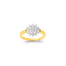 10ct-Gold-TDW50ct-Element-Lab-Diamond-Cluster-Ring Sale