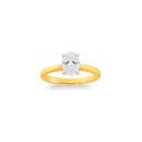14ct-Element-Lab-Diamond-Ring-with-Hidden-Halo Sale