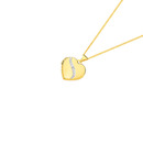 9ct-Two-Tone-Diamond-Set-Swirl-Heart-Locket Sale