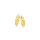 9ct-15mm-Half-Round-Twist-Hoop-Earrings Sale