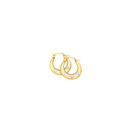 9ct-Two-Tone-Triple-Hearts-Creole-Earrings Sale