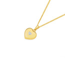 9ct-Diamond-Puff-Heart-Pendant Sale