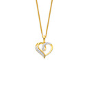 9ct-Diamond-Heart-Pendant Sale