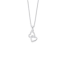 Sterling-Silver-Cubic-Zirconia-Heart-Pendant Sale