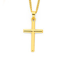 9ct-21mm-Plain-Cross-Pendant Sale