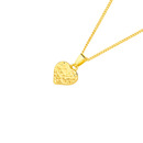 9ct-10mm-Double-Sided-Diamond-Cut-Heart-Pendant Sale