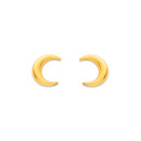 9ct-Crescent-Moon-Studs Sale