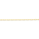 9ct-185cm-Solid-Paperclip-Bracelet Sale