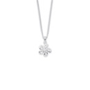Sterling-Silver-Cubic-Zirconia-Flower-Pendant Sale