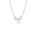 Sterling-Silver-Cubic-Zirconia-Bow-Necklet Sale