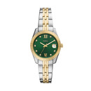 Fossil-Scarlette-Green-Ladies-Dial-Two-Tone-Bracelet Sale
