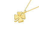 9ct-Polished-Lucky-Four-Leaf-Clover-Pendant Sale