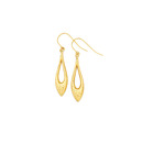 9ct-Diamond-cut-Marquise-Drop-Earrings Sale