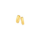 9ct-10mm-Diamond-cut-Huggie-Earrings Sale