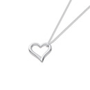 9ct-White-Gold-Open-Puff-Floating-Pendant Sale