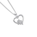 Sterling-Silver-Cubic-Zirconia-Paw-in-Heart-Pendant Sale
