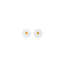 Sterling-Silver-Enamel-Daisy-Studs Sale