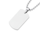 Stainless-Steel-Chisel-Plain-Dogtag-Gents-Pendant-Chain Sale