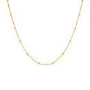 9ct-45cm-Beaded-Solid-Curb-Chain Sale