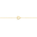 9ct-19cm-Heart-in-Hearts-Charm-Trace-Bracelet Sale
