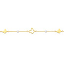 9ct-19cm-Pearl-Butterfly-Bracelet Sale