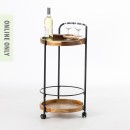 Design-Republique-Blanc-Round-Wine-Trolley Sale