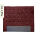 Design-Republique-Tilly-Velvet-Headboard-Wine Sale