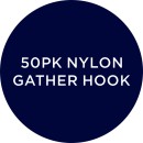 50-Pack-Nylon-Gather-Hooks Sale